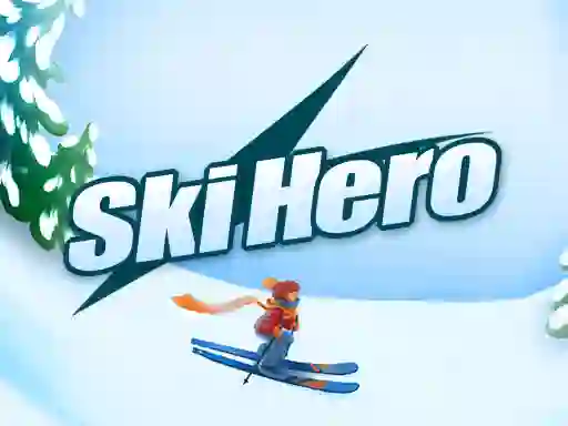 Spel Ski Hero aanlyn