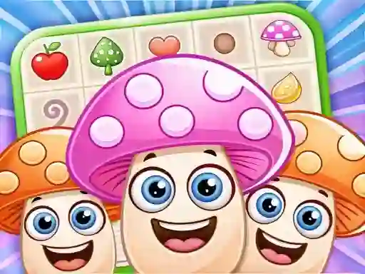 Spel Mushroom Fever Match 3 aanlyn