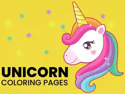 Spel Unicorn Coloring Pages aanlyn