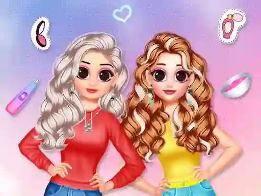 Spel Besties Makeover Salon aanlyn
