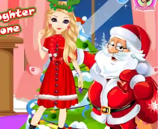Spel Santa's Daughter Home Alone aanlyn