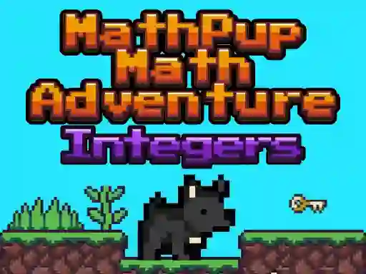 Spel MathPup Math Adventure Integers aanlyn