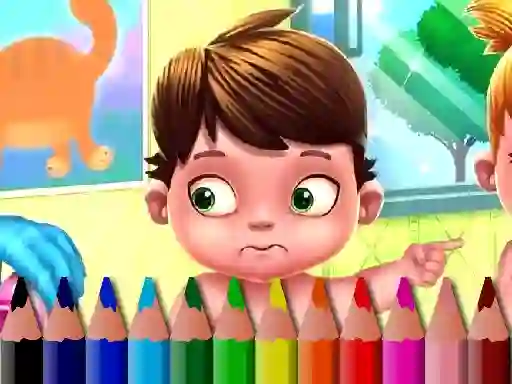 Spel Back To School: Baby Coloring Book aanlyn