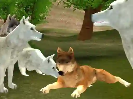 Spel Wild Wolves Hunger Attack aanlyn