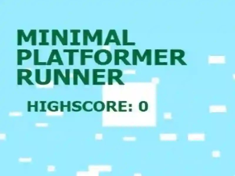 Spel Minimal Platformer Runner aanlyn