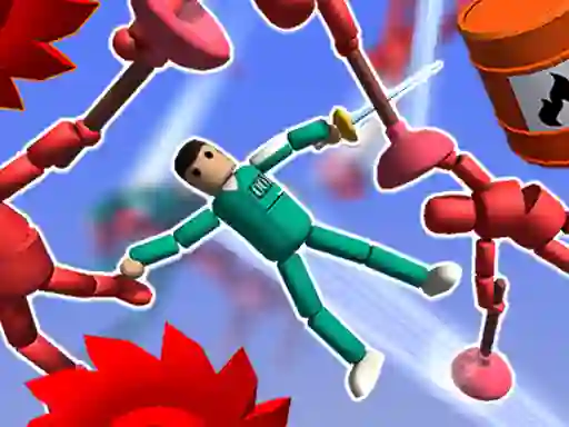 Spel Stickman Sandbox aanlyn