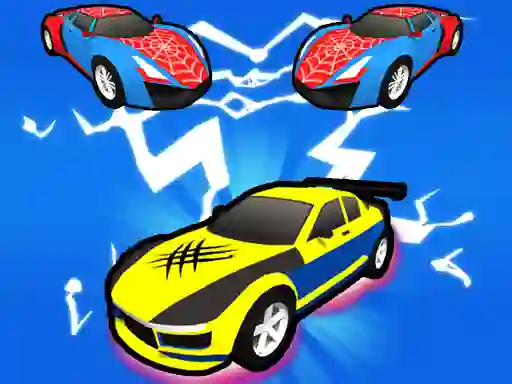 Spel Superhero Car Merge Master aanlyn