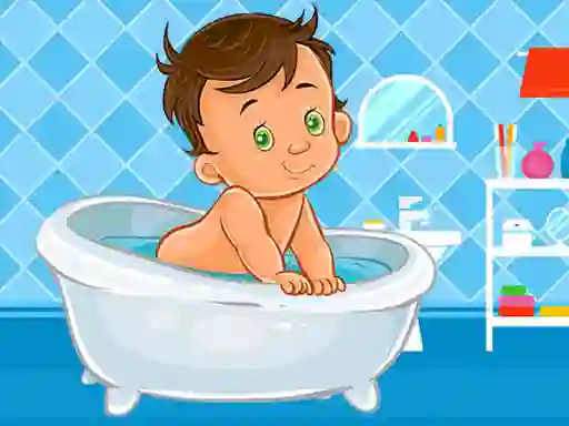 Spel Baby Bath Jigsaw aanlyn