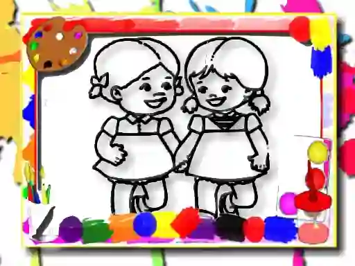 Spel Kids Coloring Time aanlyn