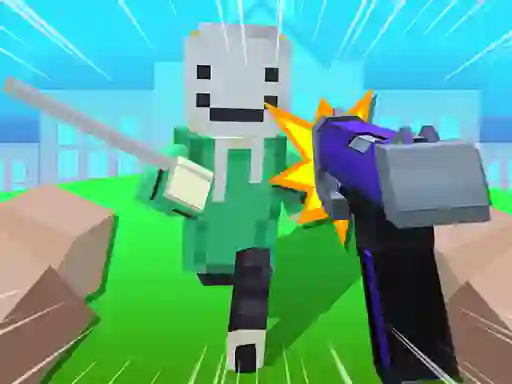 Spel Block Craft 3D - School aanlyn