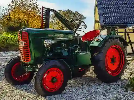 Spel Farmer Tractor Puzzle aanlyn