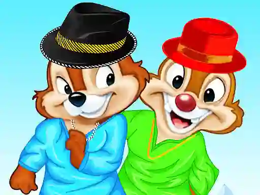 Spel Chip n Dale Dressup aanlyn