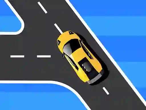 Spel Road Turn Car aanlyn