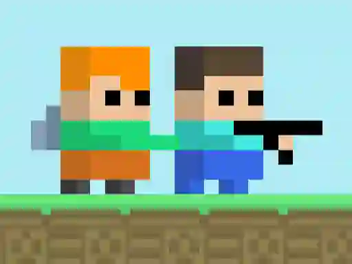Spel Minescrafter Steve and Alex aanlyn