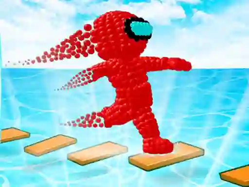 Spel Sandman Pixel Race 3D aanlyn