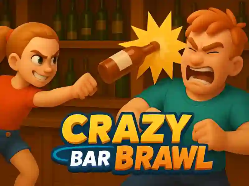 Spel Crazy Bar Brawl aanlyn