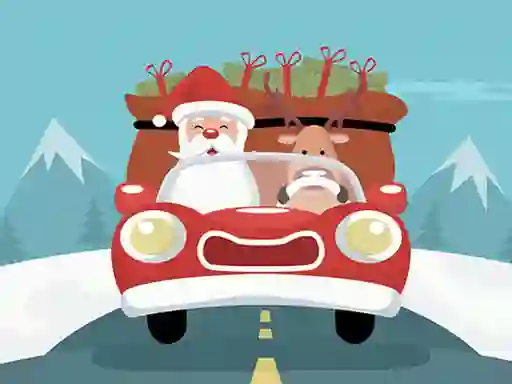 Spel Santa Giving Presents Jigsaw aanlyn