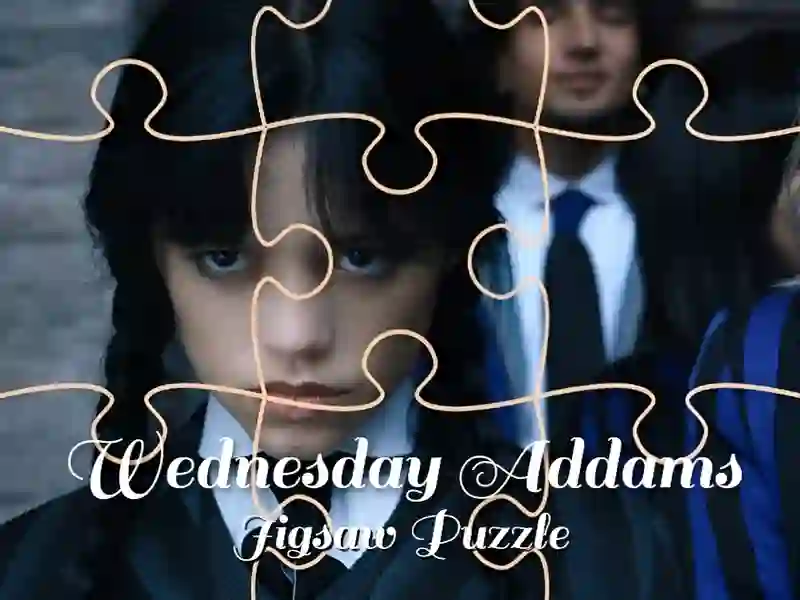 Spel Wednesday Addams Jigsaw Puzzle aanlyn
