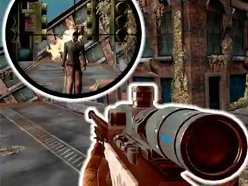 Spel Sniper 3D Zombie aanlyn
