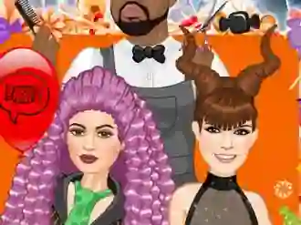 Spel Jenner Sisters Spooky Hairstyles aanlyn