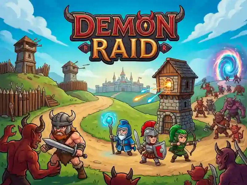 Spel Demon Raid aanlyn