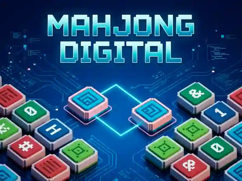 Spel Mahjong digital aanlyn