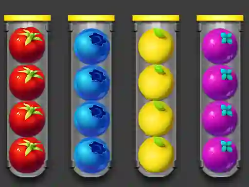 Spel Sort fruits aanlyn