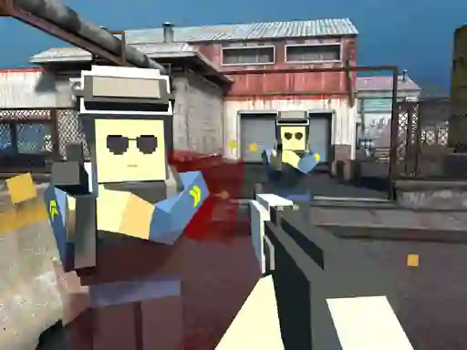 Spel Pixel Factory Battle 3D.io aanlyn