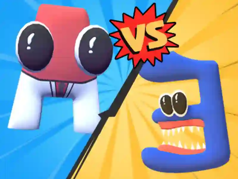 Spel Merge Alphabet 3D aanlyn