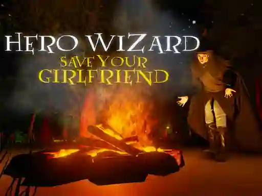 Spel Hero Wizard: Save Your Girlfriend aanlyn