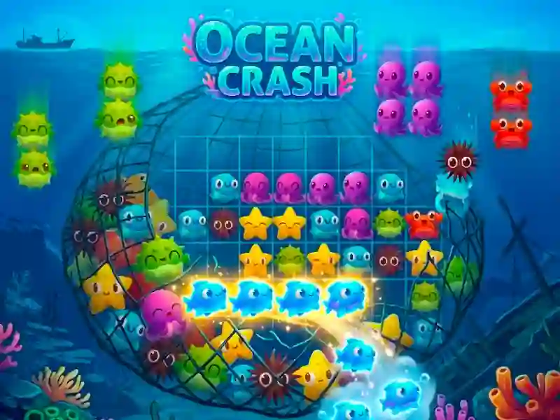Spel Ocean crash aanlyn