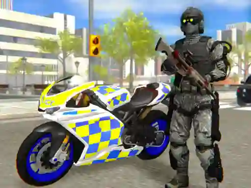 Spel Police Bike City Simulator aanlyn
