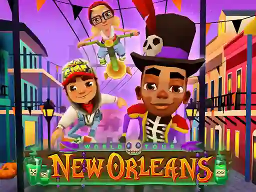 Spel Subway Surfers: Orleans Halloween aanlyn