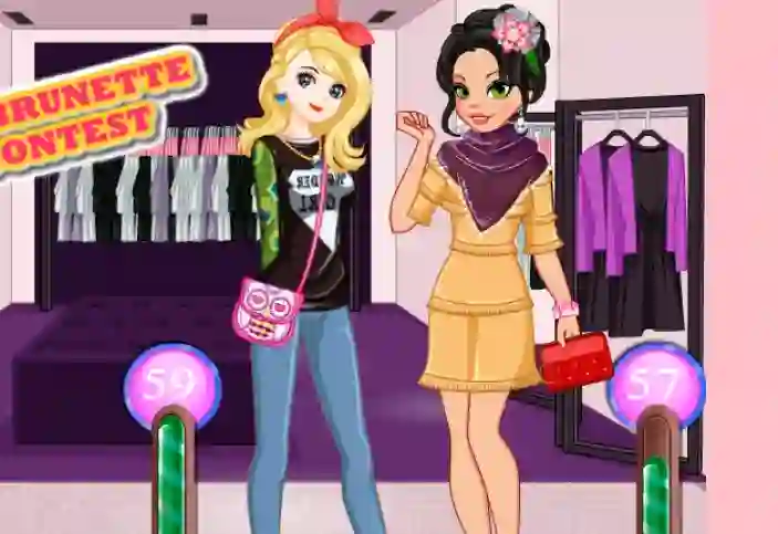 Spel Blonde Vs Brunette Beauty Contest aanlyn