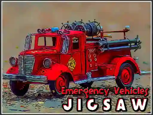 Spel Emergency Vehicles Jigsaw aanlyn