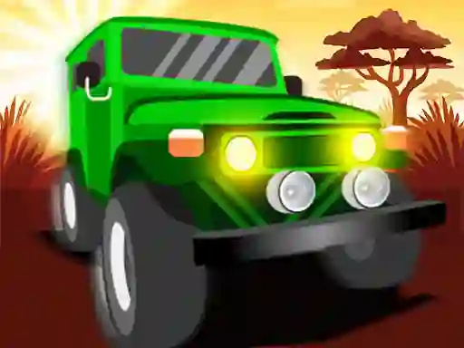 Spel Africa Jeep Race aanlyn