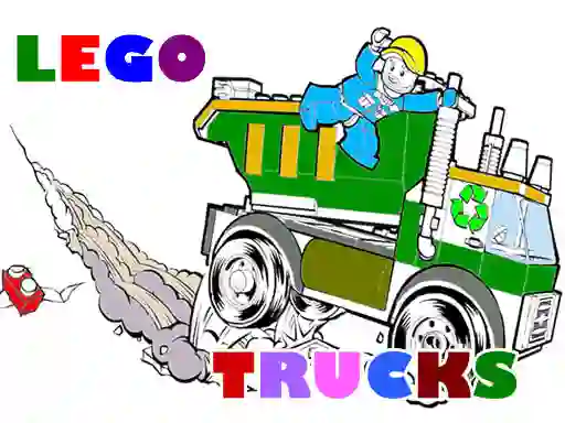 Spel Lego Trucks Coloring aanlyn