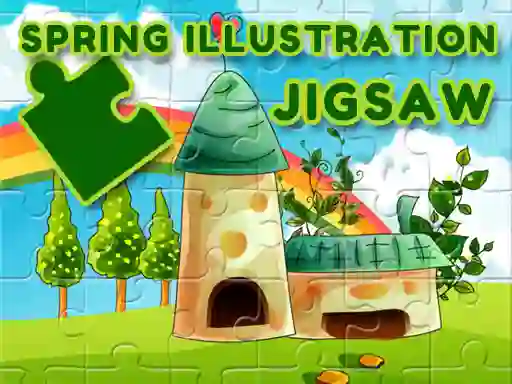 Spel Spring Illustration Jigsaw aanlyn