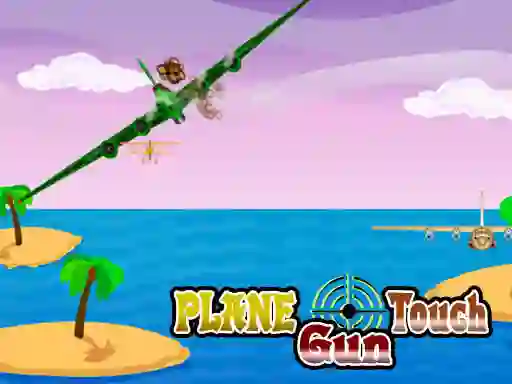Spel Plane Touch Gun aanlyn