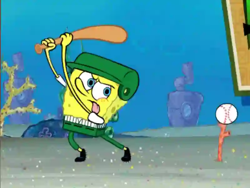 Spel SpongeBob SquarePants Spring Training aanlyn