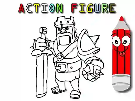 Spel Back To School: Action Figure Coloring aanlyn