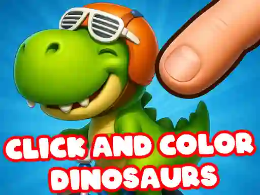 Spel Click And Colors Dinosaurs aanlyn