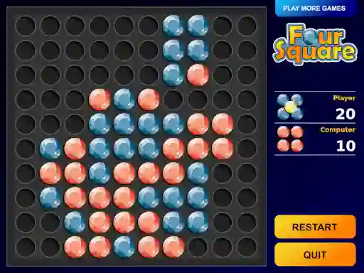 Spel Four Square aanlyn