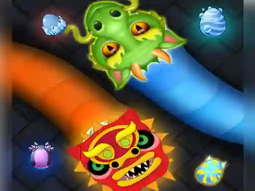 Spel Slither Dragon.io aanlyn