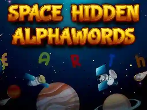 Spel Space Hidden AlphaWords aanlyn