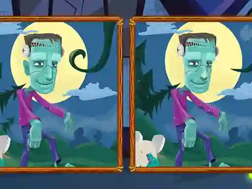 Spel Halloween Find the Differences aanlyn