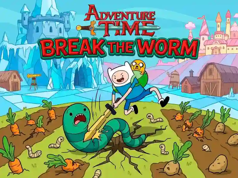 Spel Adventure Time Break the Worm aanlyn