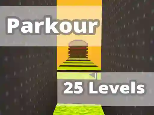 Spel Parkour 25 Levels aanlyn