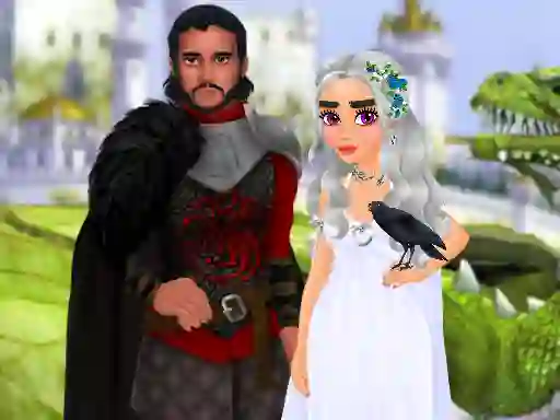 Spel Dragon Queen Wedding Dress aanlyn