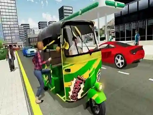 Spel Indian Tricycle Rickshaw Simulator aanlyn